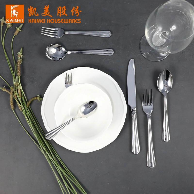 Wholesale/Supplier Gold Plated Cutlery Flatware Stainless Steel Golden Cutlery with Bag