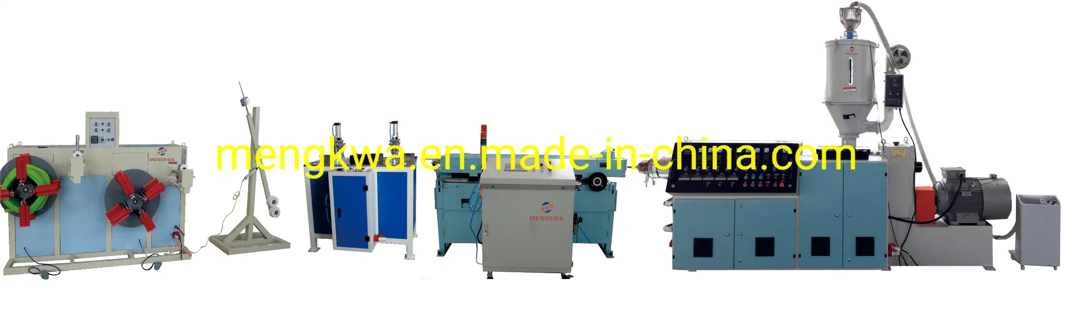 High Speed Flexible Shrinkable PA PE PP PVC Single Wall Corrugated Tube Hose Pipe Extruder Machine Extrusion Line