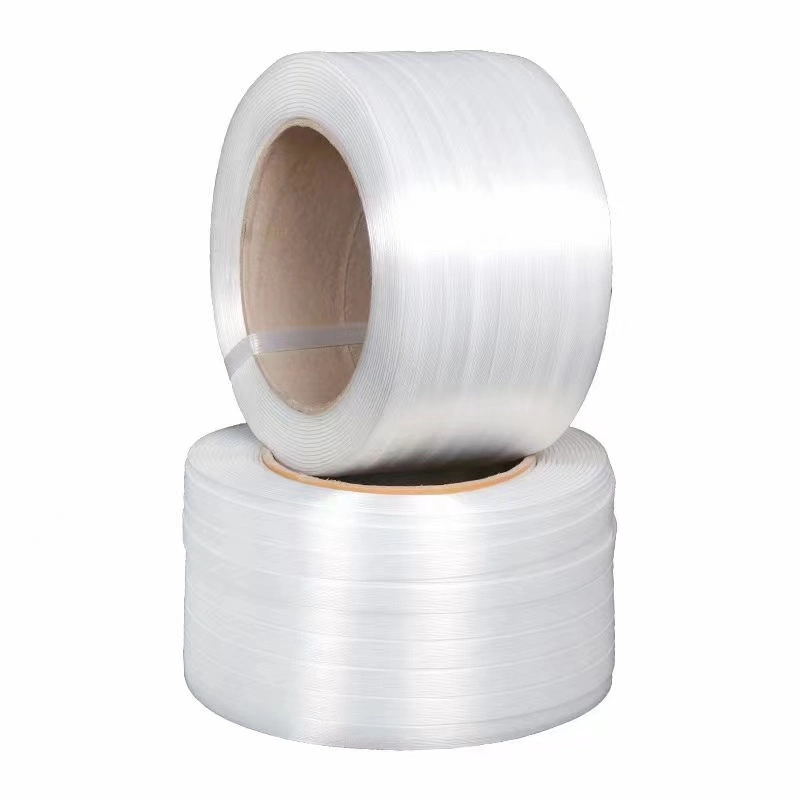Bandes de cerclage de cordon composite blanc ordinaire pour l'emballage