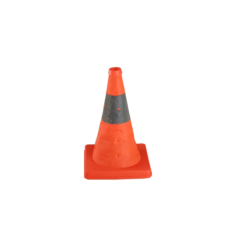 High Flexible Road Safety 400mm Warning Light Reflective Traffic Cone