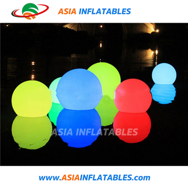 Aufblasbarer LED-Licht Wasser schwimmende Dekoration Ballon