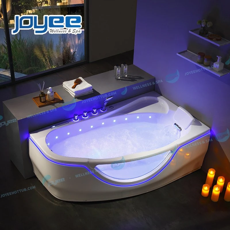 Joyee Mini meilleur bain acrylique bain SPA verre de fibre de verre clair Adultes enfants bain bouillonnant douche