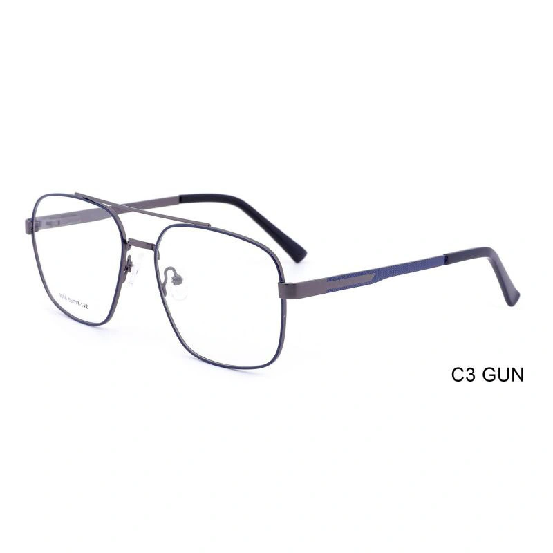 9008 Square Eyeglass Frames Metal Eyeglasses Frames