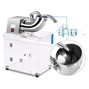 Quality Assurance Electric Dual Blades 440lbs/Hr Grt-IC130 Stainless Steel Ice Crusher Machine