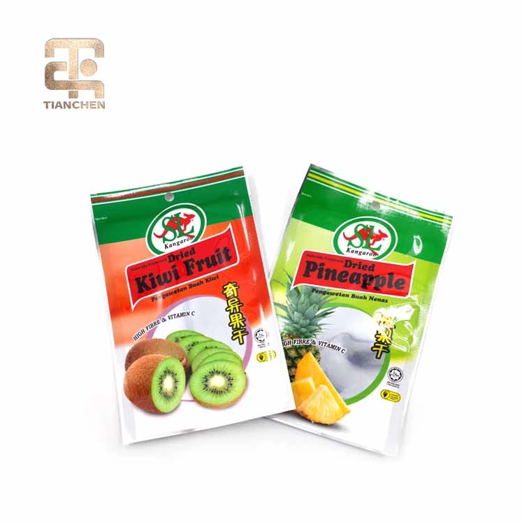 Custom 3 Side Sealing Plastic Dried Fruit Package Bag with Logo