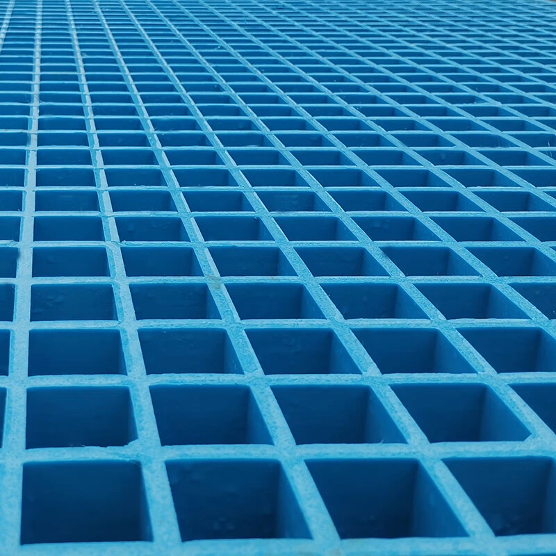 FRP Floor Grating Walkway Roof Covering Plastic FRP Grate Sheets