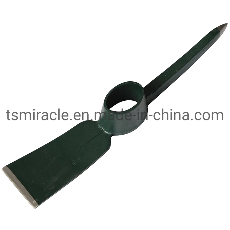 Factory Direct Sale Agricultural Tools Flat Pointed Dual Purpose Steel Pickaxe Head