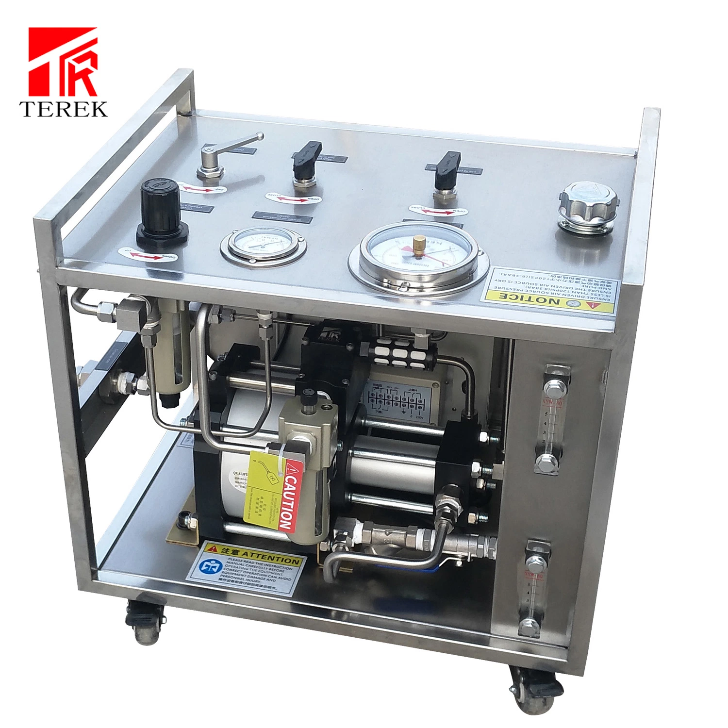 640MPa Terek Hydrostatische Testmaschine Druckprüfpumpe mit Barton Diagrammschreiber