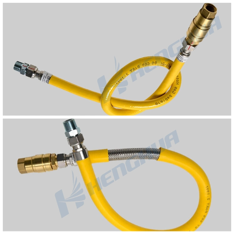 Custom Wholesale/Supplier Stainless Steel Flexible Hoses Braided Natural Gas Hose Pipe