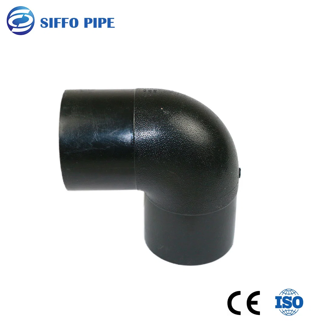 DN90mm Equal Tee Plastic Black Pipe Fitting for Water Supply/Connector/Control Valve/ISO Certificates/CE Certificates