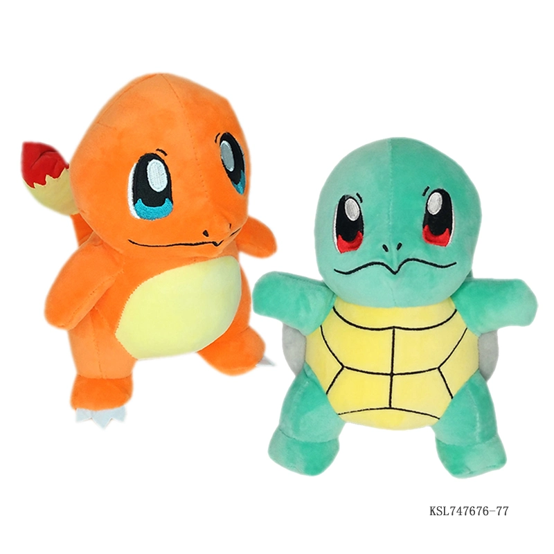 Pocket Monster Stuffed Soft Dolls Fire Dragon Squirtle Plush Toy Figures Animation Doll Toys Cartoon Animal Stuffed Doll Toy