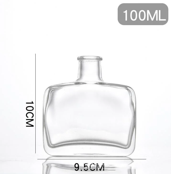 100ml Aroma Diffuser Bottle Glass with Sticks for Home Decoration