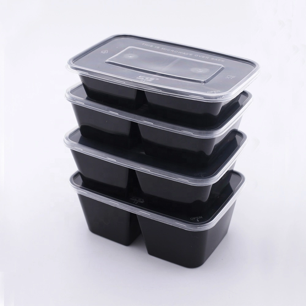 Caixa de alimentos descartável de plástico para refeições
