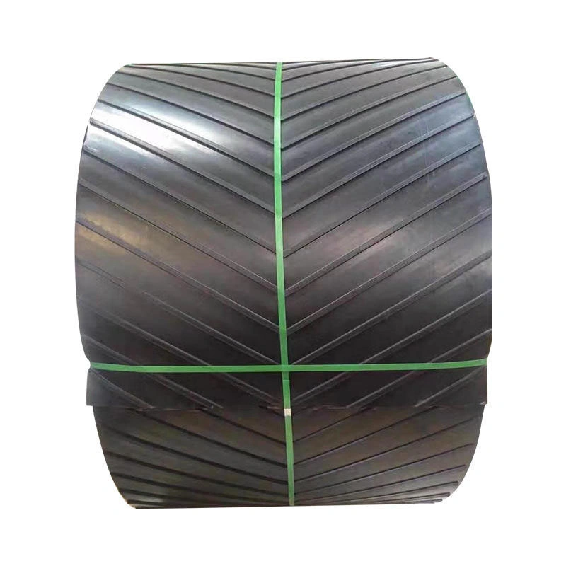 Factory Price Ep Nn Rubber Conveyor Belt Sidewall Steel Cord Chevron Rubber Belts for Coal Mine Made in China