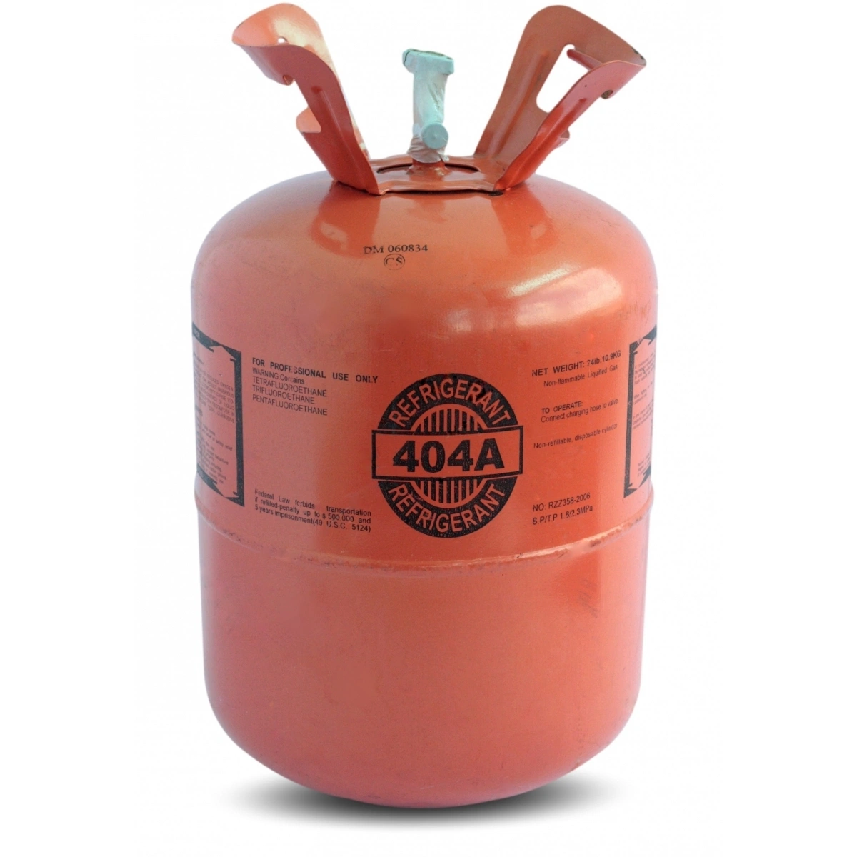 Mezcla de alta pureza 10,9kg de gas refrigerante R404A