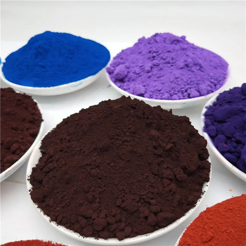 Oxyde de fer rouge/noir/jaune/vert/marron/bleu pour peinture n° cas 1332-72-2