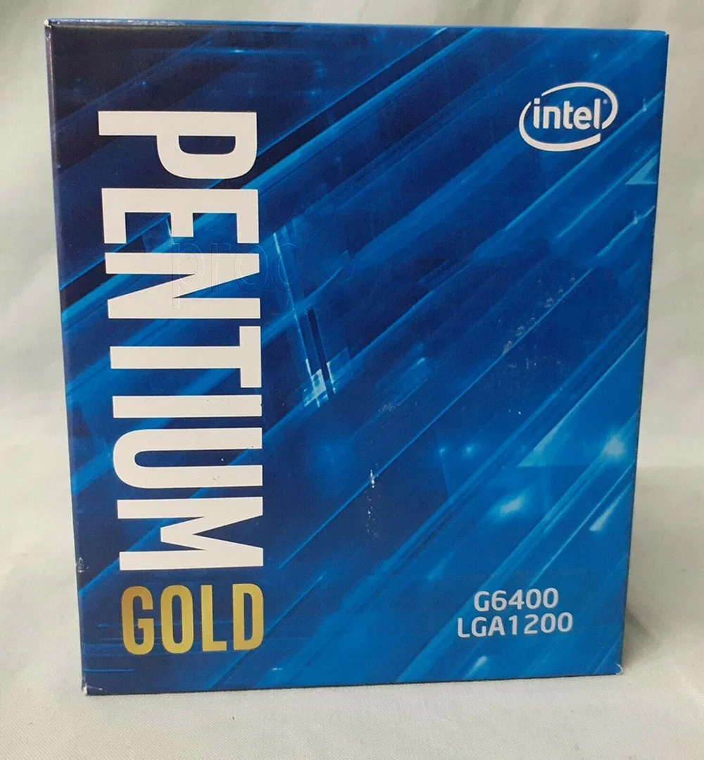 Intel Pentium Gold G6400 Desktop Processor 2 Cores 4.0 GHz LGA1200 Computer CPU