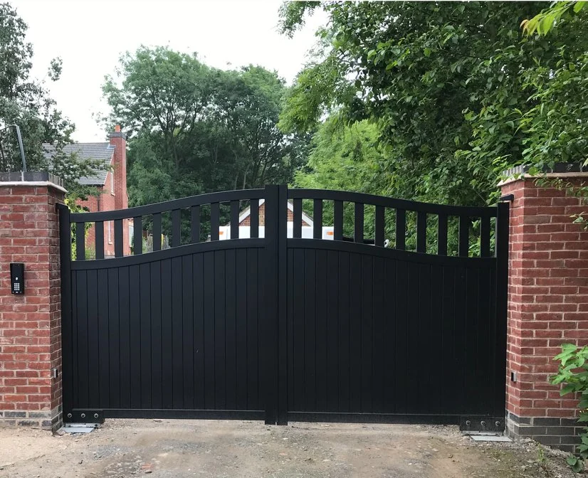 12 Foot Driveway Gate for Wrought Iron Main Gate Design Maharaja Gate Outdoor Extension Driveway Portail Coulissante Drive Way Folding Gates Villa Swing Gates