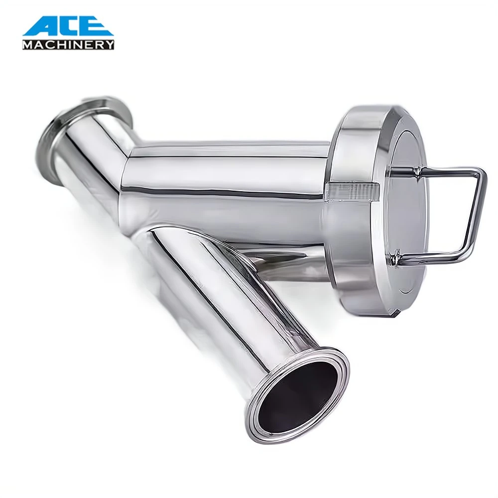 Best Price High Density Gas Fluid Impurities Separator Double Side Entry Stainless Steel Sanitary Duplex Filter