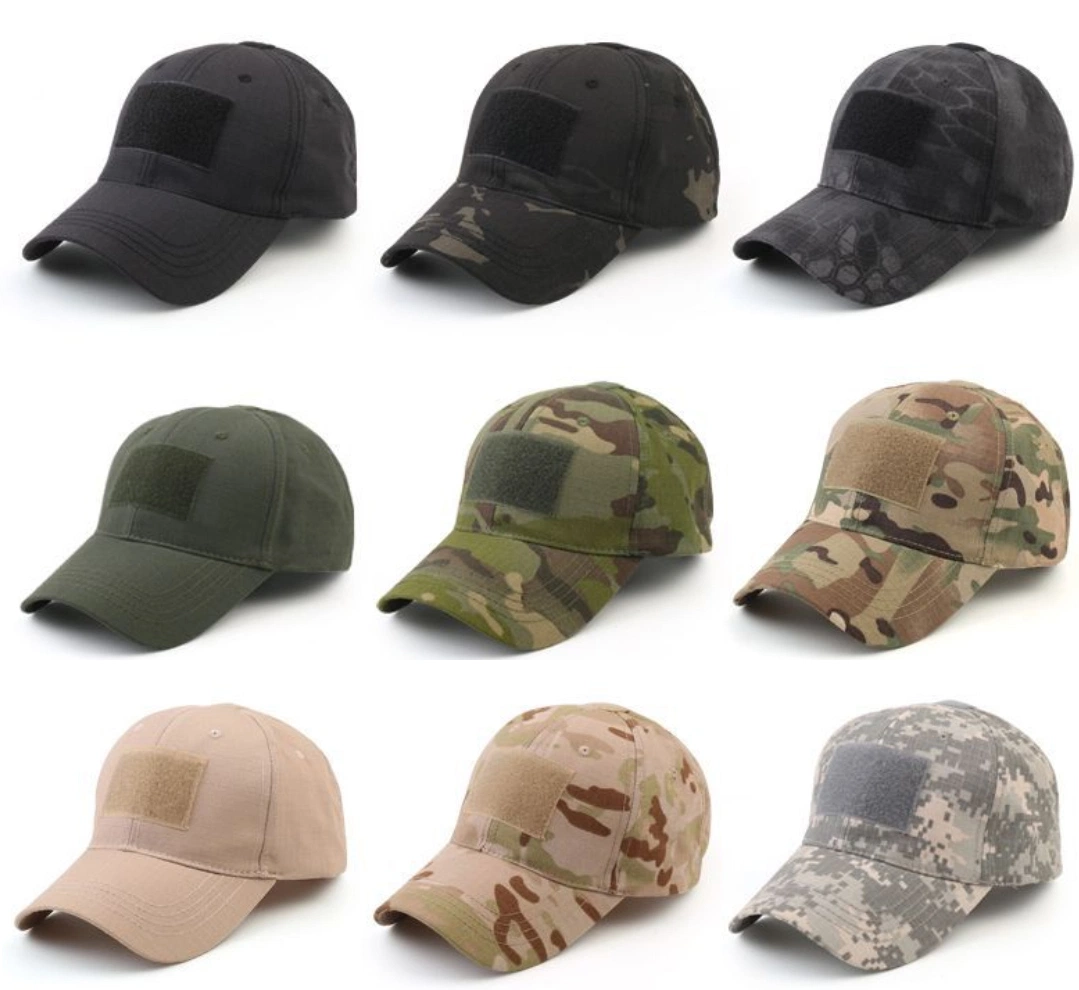 Outdoor Hiking Hunting Jungle New Patch Army Black Men Camouflage Baseball Military Custom Tactical Hat Headgear