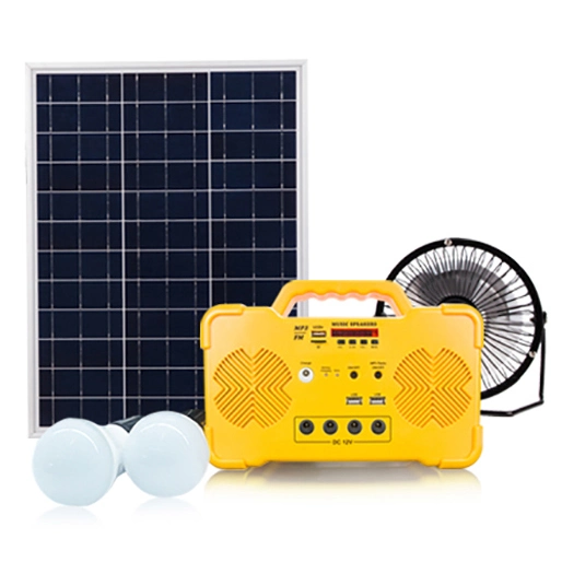 Portable Home Solar Photovoltaic Lighting System Kit Complete Home Solar Power System with Phone Charger