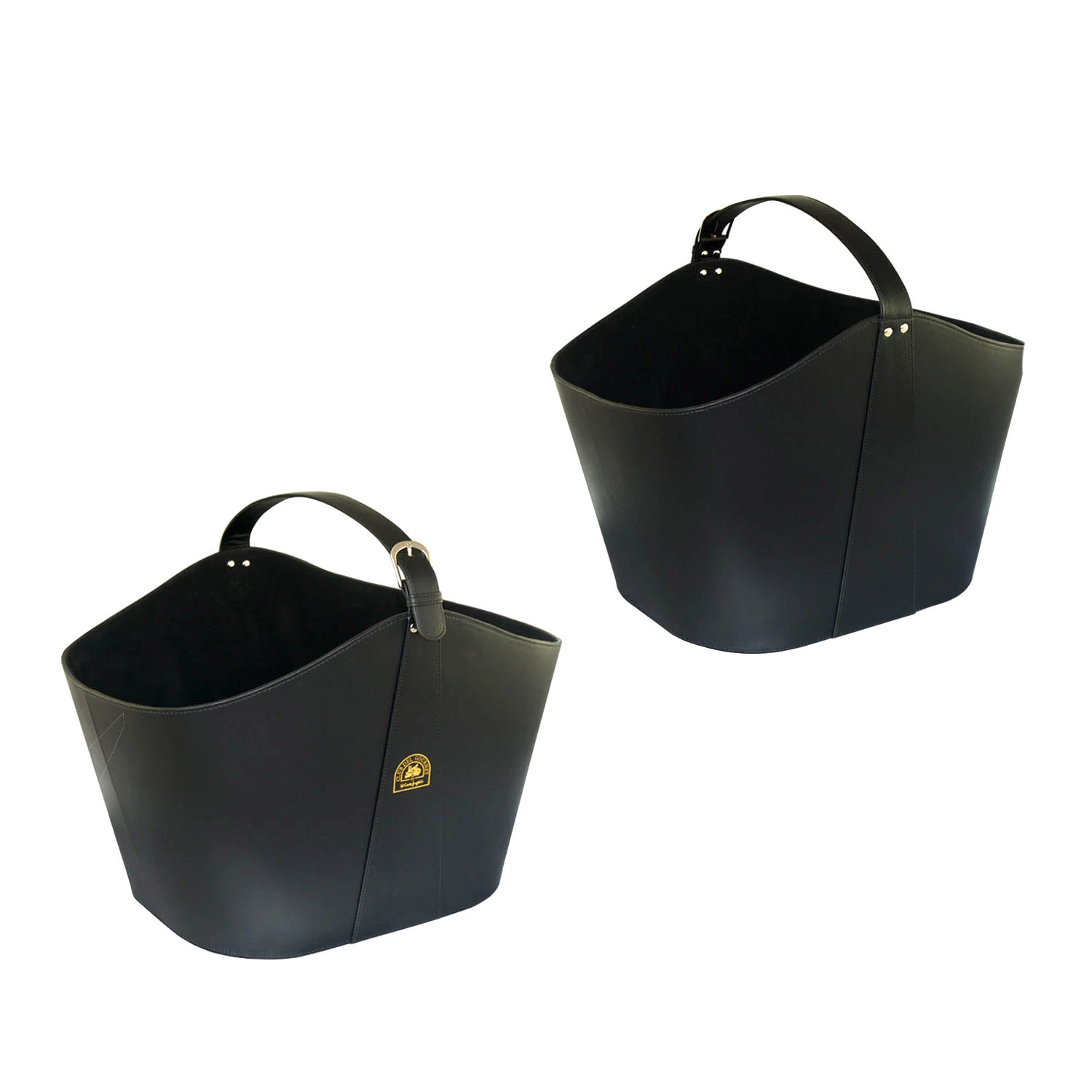 Household Luxury Leather Storage Basket Organize Basket