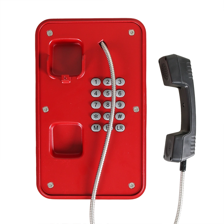 Serviço Pesado Industrial Estrada exterior IP66 Telefone VoIP de emergência IP67