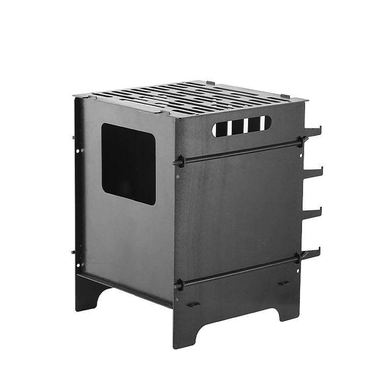 Laser Cutting Portable Outdoor Wood Stove