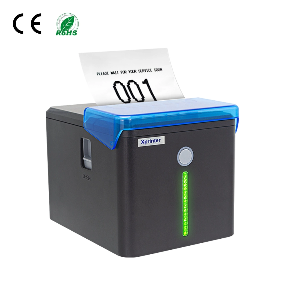 Xprinter XP-Q80K 80mm USB+LAN Receipt Printer For Kitchen Waterproof 80mm POS Printer