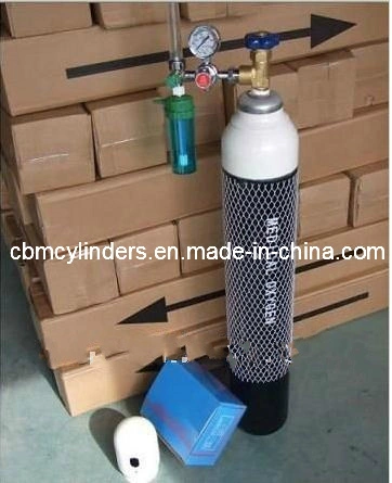 Aluminum Oxygen Cylinder Oxygen Tank, Medical Gas Supplying System Bottle