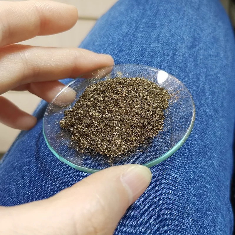 Brown Brilho sabão em pó de Mica Mineral de cor para espelho