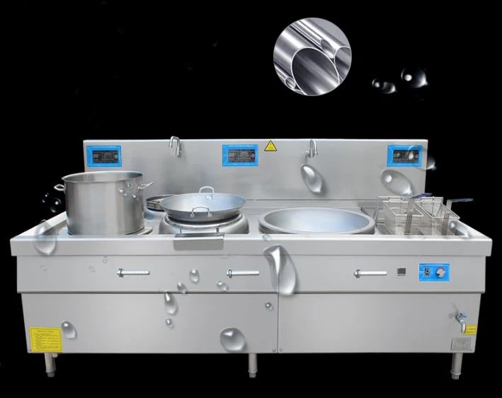 Machine professionnelle Shaneok Marine poêle électrique Gamme de cuisson à gaz avec four Équipement de cuisine commercial