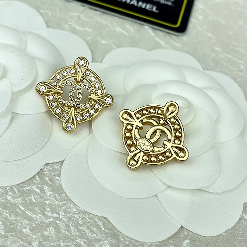 Wholesale/Supplier Stud Earrings for Women Cc Earrings Gift for Birthday Thanksgiving Mother's Day Casual or Daily Wear