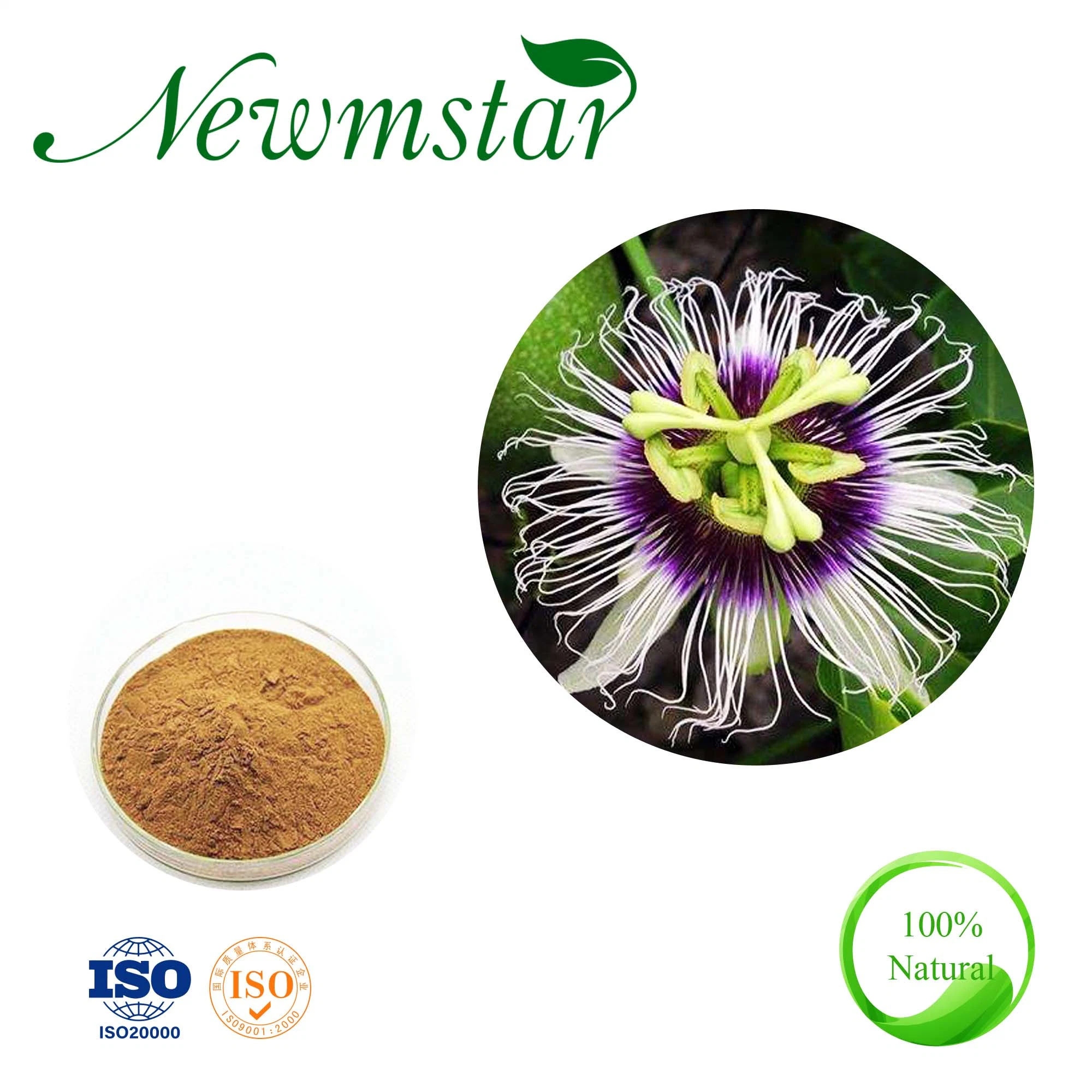 Natural Passiflora Leaves Extract Use to Health Care Product, with ISO22000, HACCP, Halal