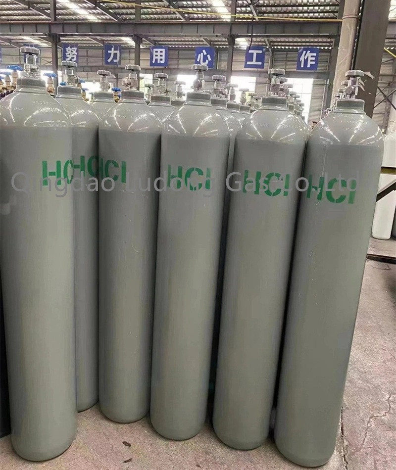 La mejor calidad de grado industrial el 99,9% a 25 kg de gas de la especialidad de HCl ONU 1050 CLORURO DE HIDRÓGENO