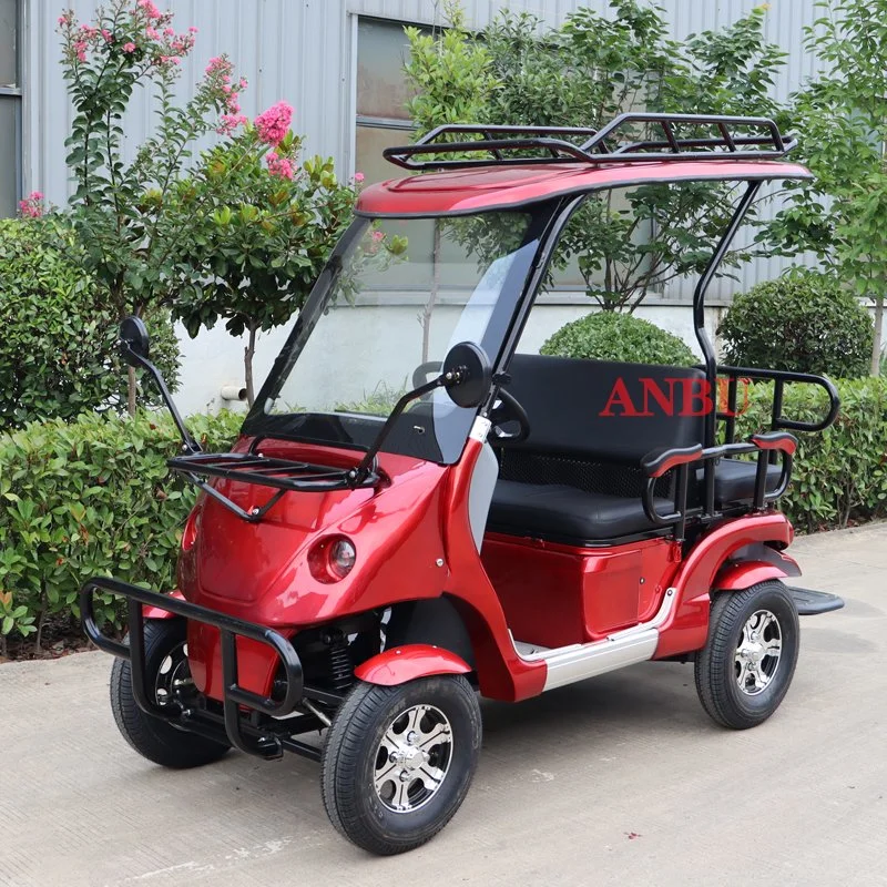 Voiture de scooter contrôleur de batterie 4 personnes voiture de golf électrique à quatre roues