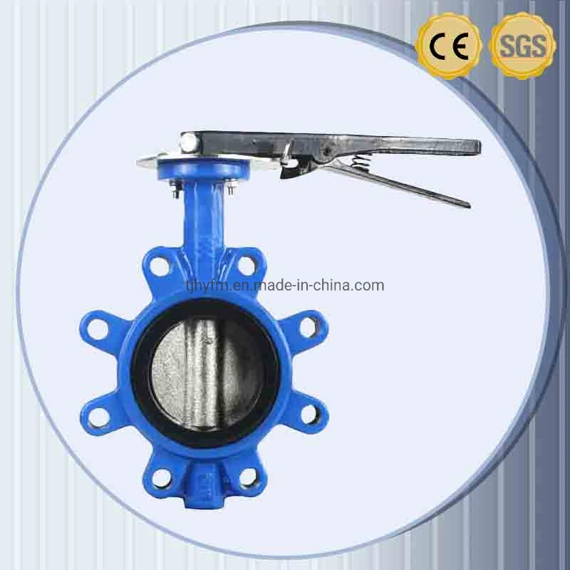 Good Price Fire Fighting Ductile Iron Stem Lug Butterfly Valve with Wafer Connection