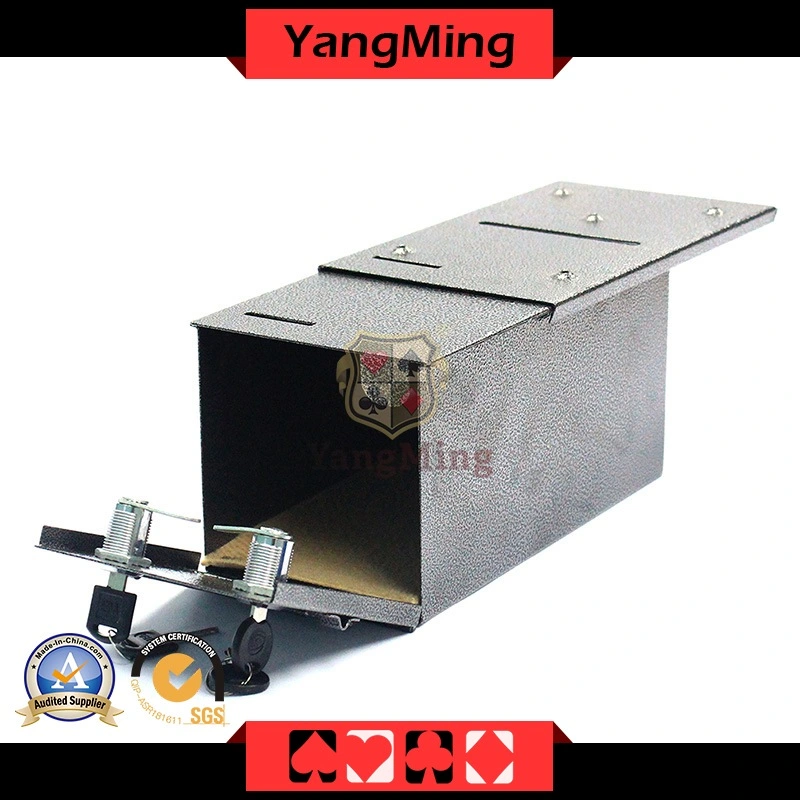 Casino Coin Cash Box Pumping Water Tank for Install Casino Poker Table with Lock Ym-Mx01