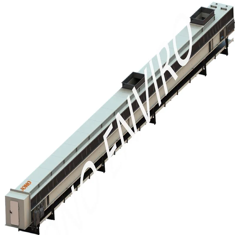 Bulky Waste Feeding Chain Belt Conveyor Waste Treatment Equipment