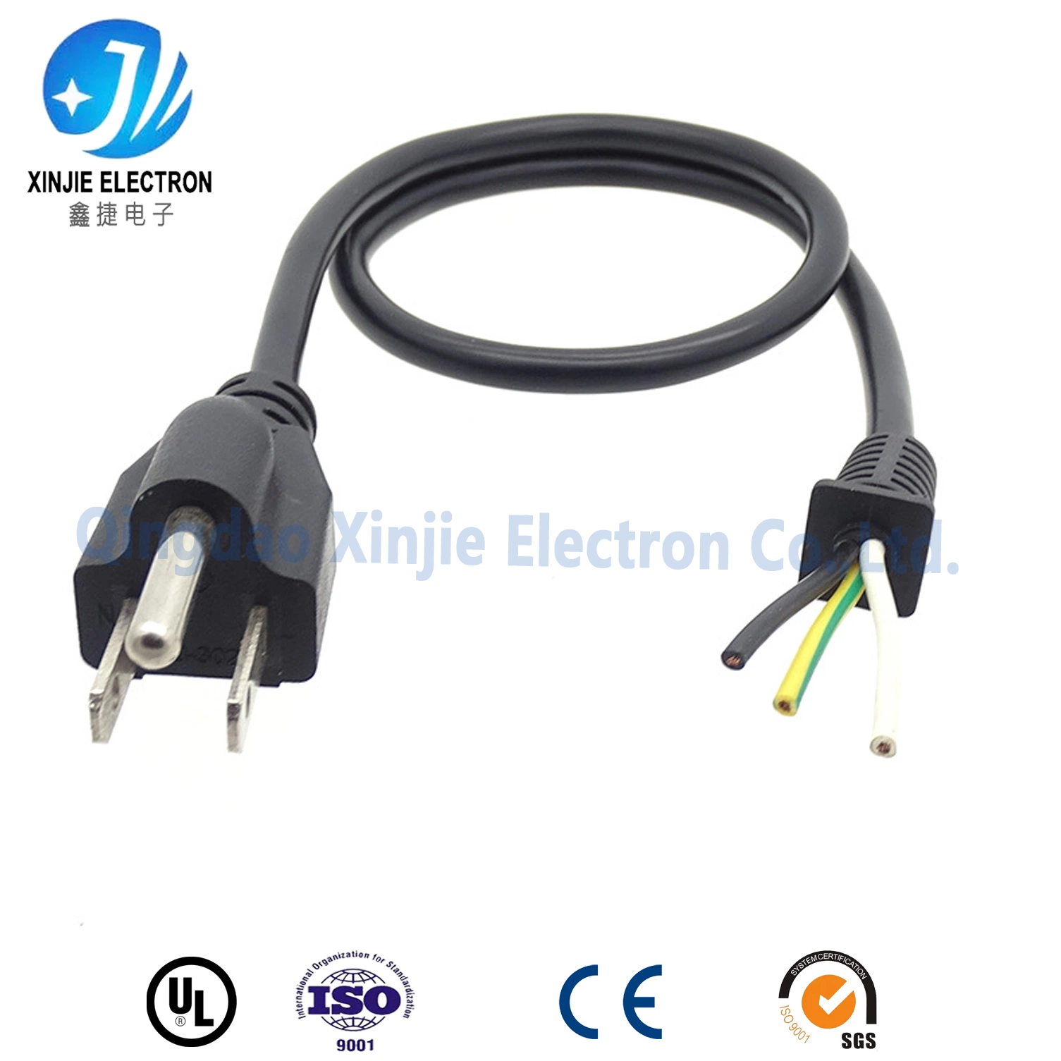 PSE Certificate Electrical Power Cord with Japan Male Plug