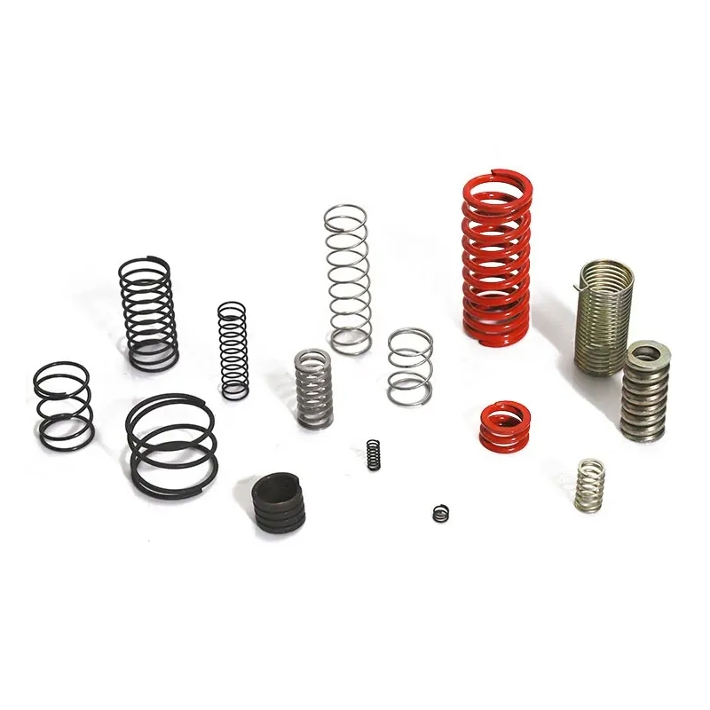 OEM Customized Metal Iron Carbon Steel Spiral Coil Shock Absorbing Compression Springs for Car