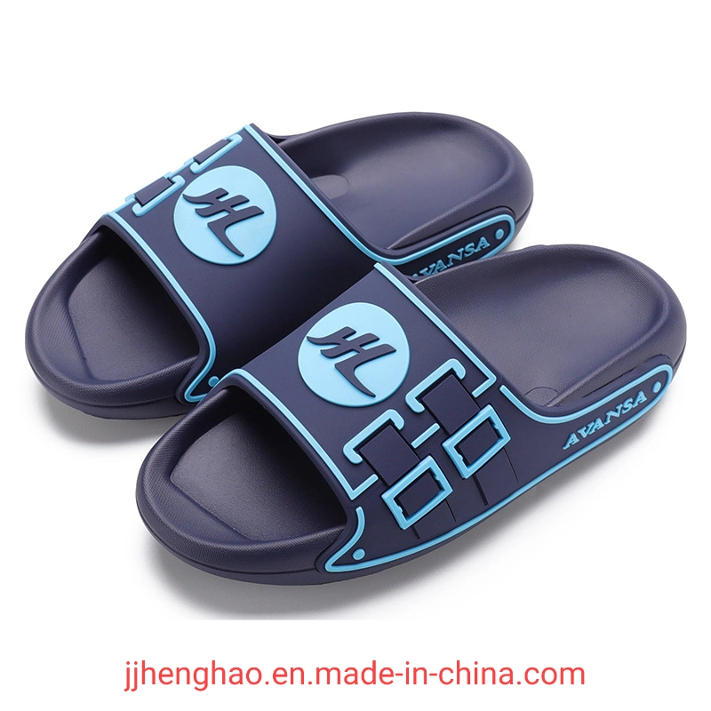 Henghao Super Soft PU Chausson personnalisé Sandale Slide Homme Chausson