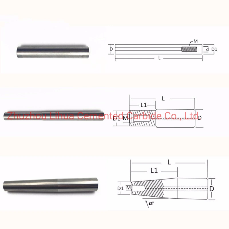 Cemented Tungsten Carbide Milling Tool Holders with Internal Threading