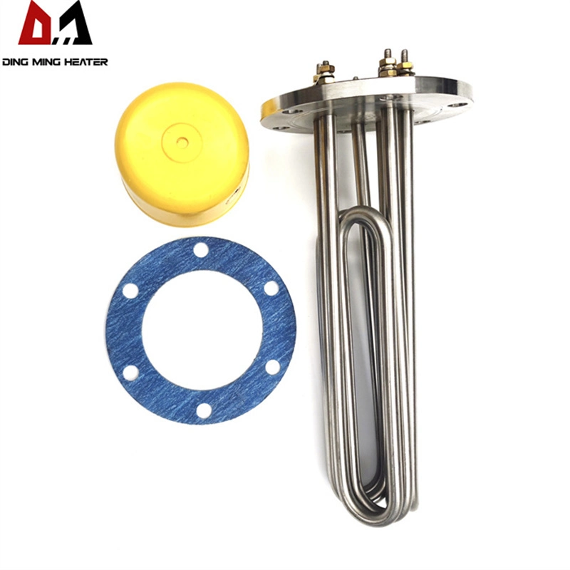 6kw 9kw 12kw 18kw 24kw Stainless Steel Industrial Flange Electric Oil Heating Element Boiler Water Immersion Heater