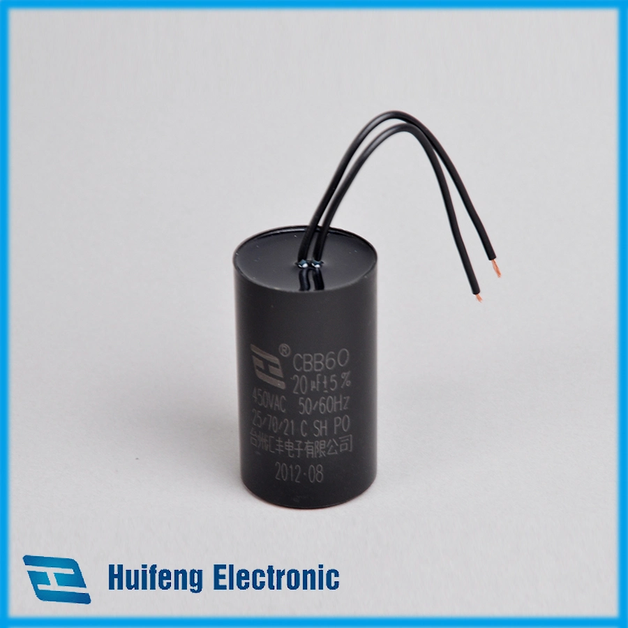 Cbb60 Washing Machine Capacitor (CE, CQC, RoHS)