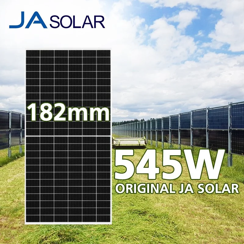 Ja Jam72s30 530-555W Wholesale Poly PV Fold Flexible Black Monocrystalline Polycrystalline Photovoltaic Module Mono Solar Energy Power Cell Panel