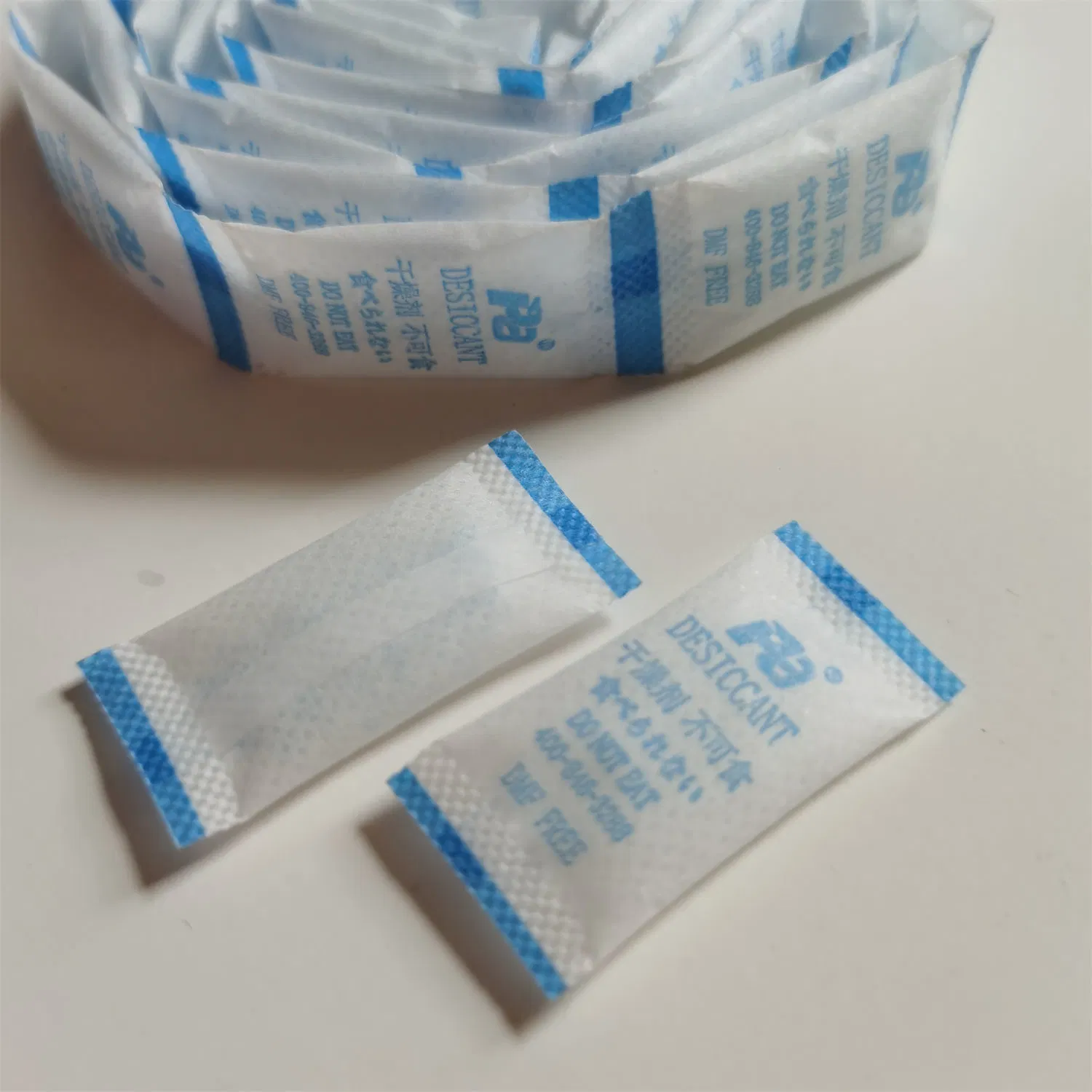 0.5g/1g White Silica Gel Desiccant in Tyvek for Rapid Test/Pregnancy Kits Storage