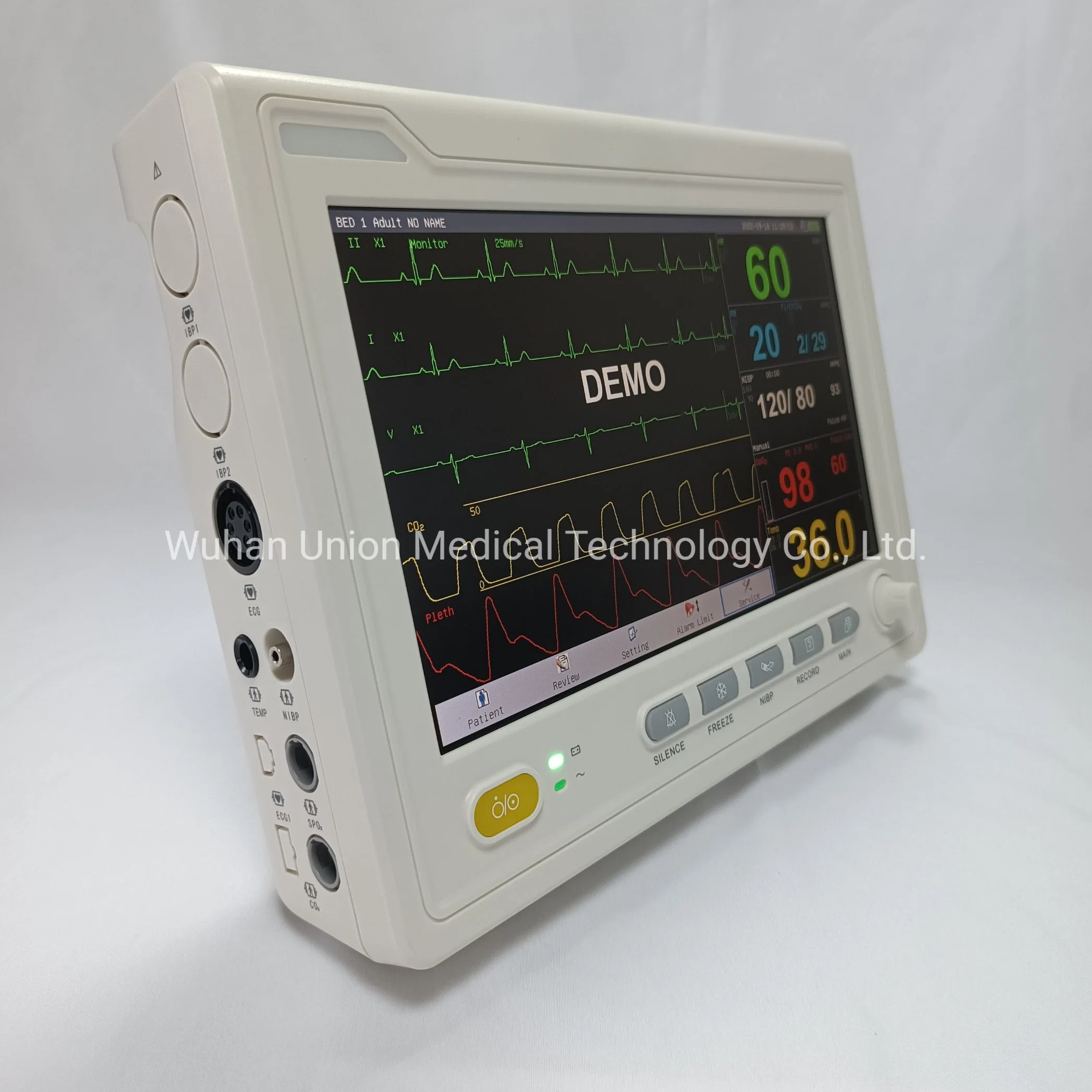 10" Portable Bed Side Multiparameter Patient Monitor Device