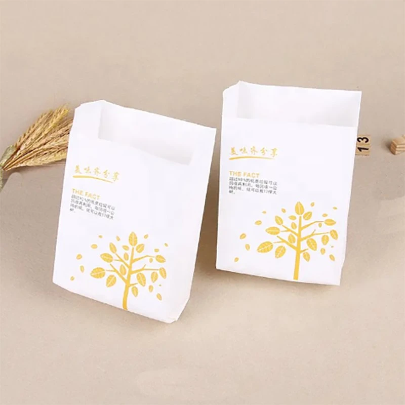 Hamburger Bread Wrapping Greaseproof Paper Bag Custom Printing Food Grade Sandwich Paper Food Packaging