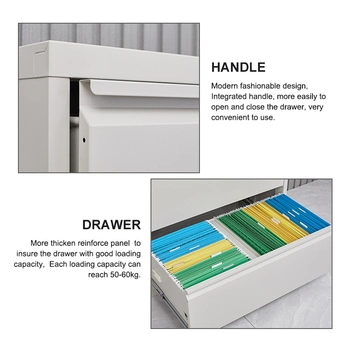 2023 Best Selling Steel Series Drawer Organizer Metal Storage Stainless Steel Cabinet Cupboard for Office